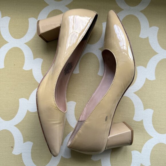 kate spade Milan Pump In Powder Patent, size 7.5M, Leather, 2" heel - Picture 3 of 16